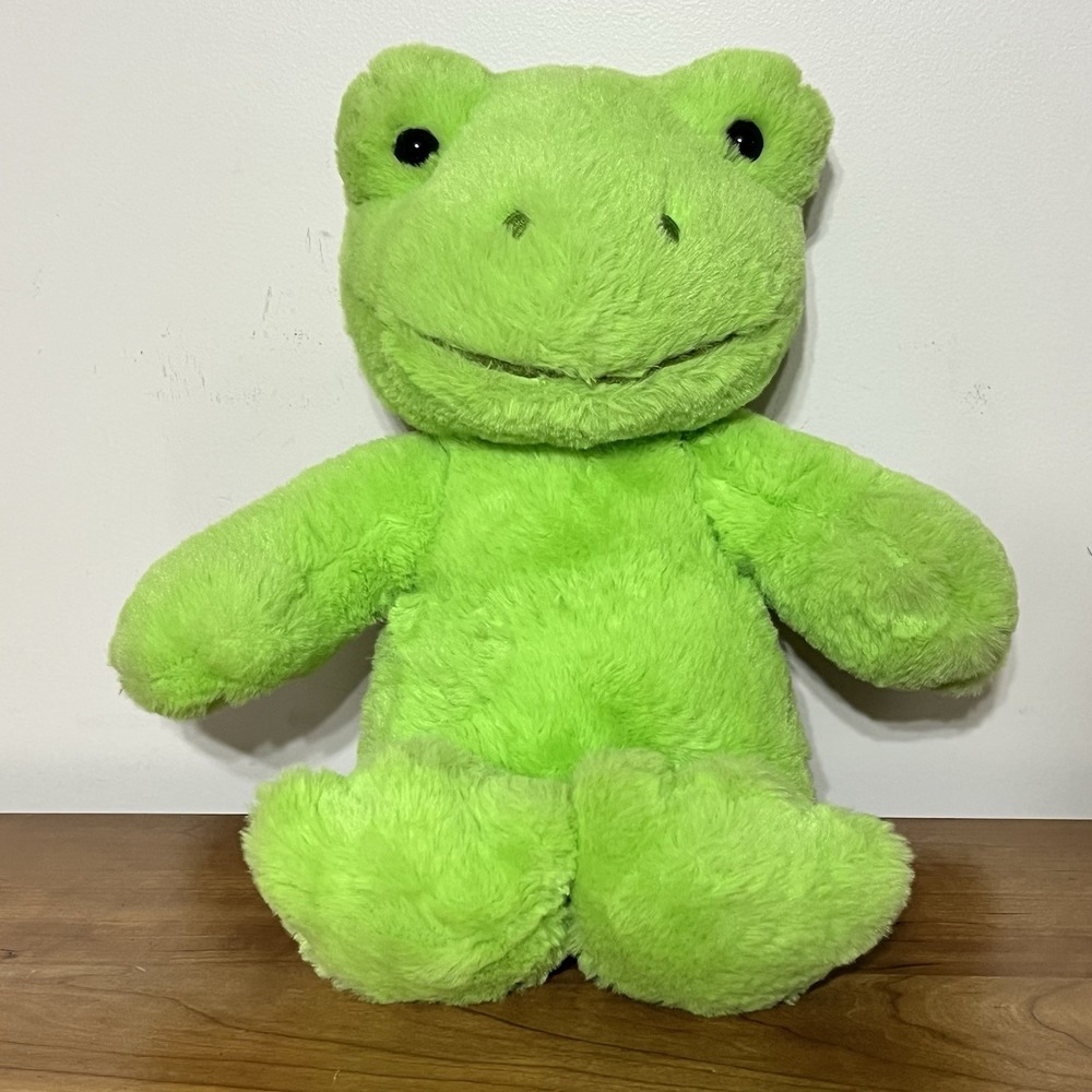 Build A Bear Workshop Frog | Green Frog‎ Plush Stuffed Animal | 16" 2024